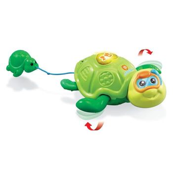 Juguete De Baño - Madre Tortuga Y Bebé Nadador Vtech Baby