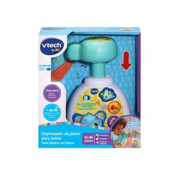 Dispensador De Jabón Para Bebé Imita Hábitos De Higiene, Incluye 2 Canciones Y 15 Melodias. (vtech - 80-552022)