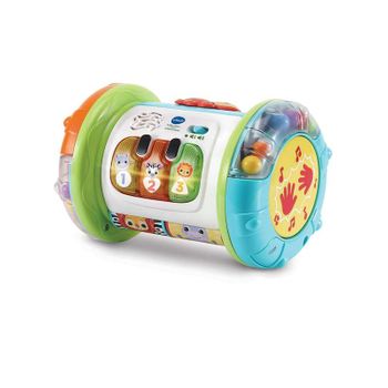 Vtech - Rodillo Mágico Interactivo 3 En 1, Juguete Multiactividades Para Bebés +6 Meses, Tambor, Piano Y Centro De Actividades, Aprende Música, Enseña Vocabulario Básico, Versión Esp