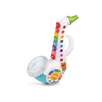 Saxofon Infantil Colores Musicales Con Gran Variedad De Sonidos Y 8 Botones Para Reproducir Notas Musicales (vtech - 80-618839)