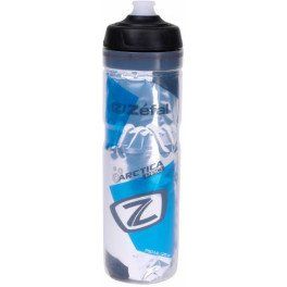 Bidón de ciclismo Pro 750ml negro y azul