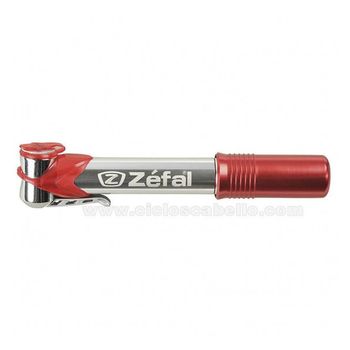 Bomba Mini Zefal Air Profil Micro Rojo-plata