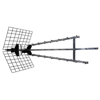 Antena Tv Exterior Uhf/hd Triple Amplificada 57 Db, 4k Metronic  415049