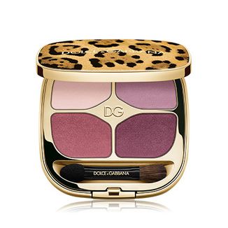 Dolce&gabbana Felineyes Intense Eyeshadow Quad Sombra De Ojos 7 Passionate Dahlia Mate, Brillo