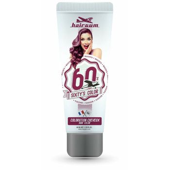 Coloración Semipermanente Hairgum Sixty's Color Magenta (60 Ml)