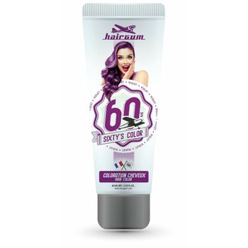 Coloración Semipermanente Hairgum Sixty's Color Violeta (60 Ml)