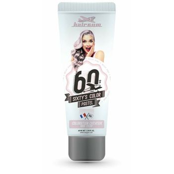 Coloración Semipermanente Hairgum Sixty's Color Milky Pink (60 Ml)