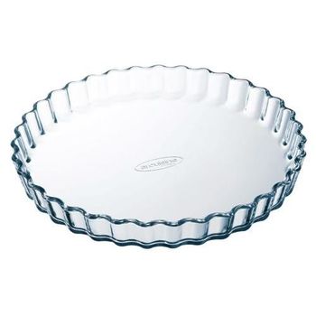 Molde Vidrio Tarta Rizado 27cm Ocusine 4936043