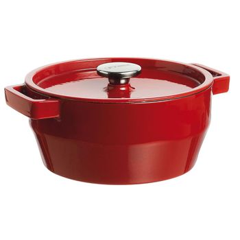 Olla De Hierro Fundido Cocotte Gourmet Tools Redonda De 22 Cm Roja con  Ofertas en Carrefour