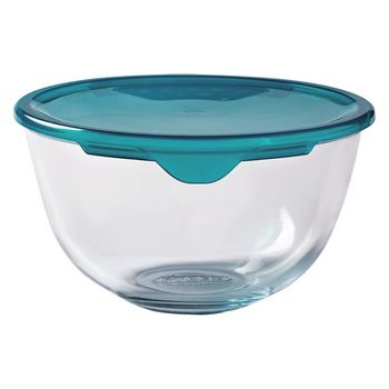 Fiambrera Hermética Pyrex P&s Transparente Vidrio De Borosilicato