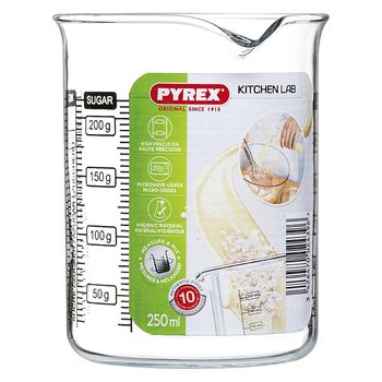 Vaso Pyrex Kitchen Lab Transparente Vidrio