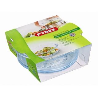 Pyrex Cesta Vapor Vidrio 20cm