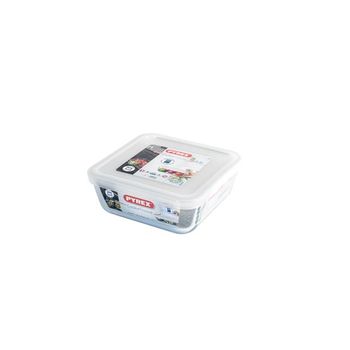 Contenedor Vídrio Portalimentos Con Tapa Pyrex Pyrex Cuadrado - 0,85 L