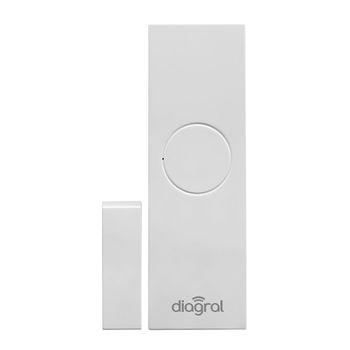 Sensor De Apertura De Puertas Y Ventanas Magshield White - Alarme Diagral