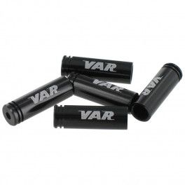 Var Tope Funda 4mm.aluminio Negro(100uni)