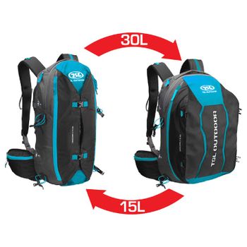 Bolsas Y Mochilas Esqui Tsl Outdoor Dragonfly 15/30 Black 15 Litres