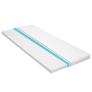 282768 Mattress Topper 80x200 Cm Cold Foam Egg Profile 6 Cm