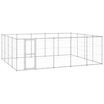 Perrera De Exterior De Acero Galvanizado 24,2 M²