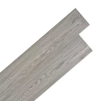 Lamas Para Suelo Autoadhesivas Pvc Gris Oscuro 5,02 M² 2 Mm