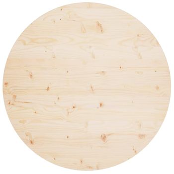 Superficie De Mesa Madera Maciza De Pino �~90x2,5 Cm