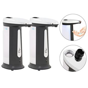 Dispensador De Jabón Automático Con Sensor Y Sonido 2 Uds 800ml