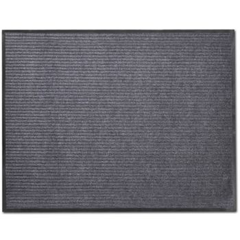 Alfombra De Entrada Pvc Gris 120x180 Cm