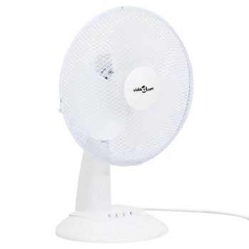 Ventilador De Sobremesa 3 Velocidades Blanco 30 Cm 40 W