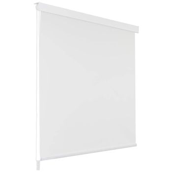 Persiana Enrollable De Ducha Blanco 80x240 Cm