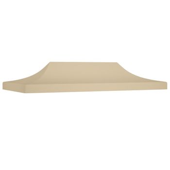 Techo De Carpa Para Celebraciones Beige 6x3 M 270 G/m²