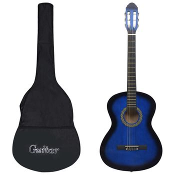 Set De Guitarra Clásica Para Principiante 12 Pzas 4/4 39"