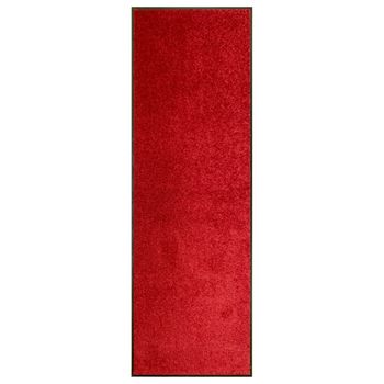 Felpudo Lavable Rojo 60x180 Cm