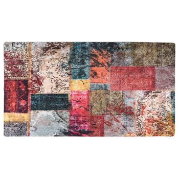 Alfombra Lavable Patchwork Antideslizante Multicolor 190x300 Cm