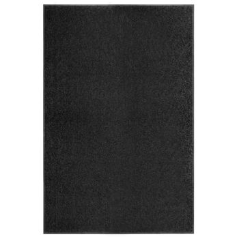 Felpudo Lavable Negro 120x180 Cm