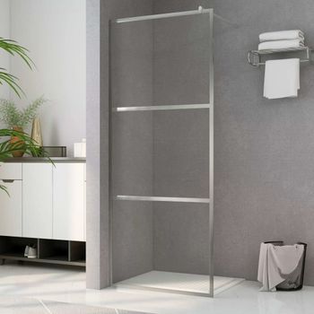 Mampara De Ducha Accesible Vidrio Esg Claro 140x195 Cm