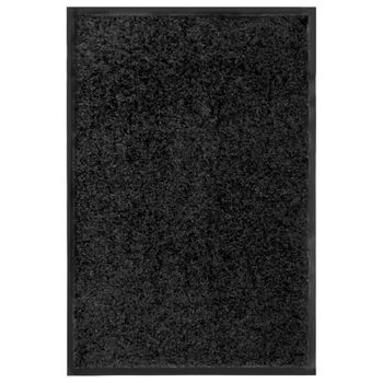 Felpudo Lavable Negro 40x60 Cm