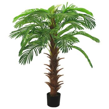 Palmera Cycas Artificial Con Macetero 140 Cm Verde