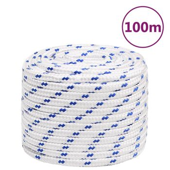 Cuerda De Barco Polipropileno Blanco 18 Mm 100 M