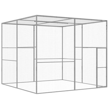 Jaula Para Gatos Acero Galvanizado 3x3x2,5 M