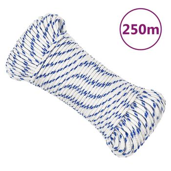 Cuerda De Barco Polipropileno Blanco 5 Mm 250 M