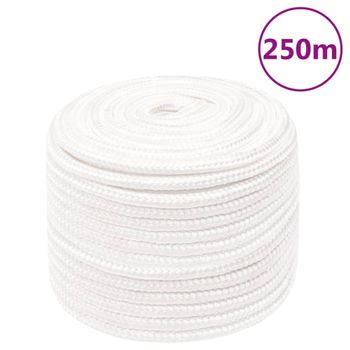 Cuerda De Barco Polipropileno Blanco Intenso 12 Mm 250 M