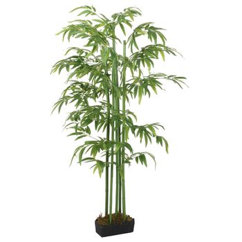 Árbol De Bambú Artificial Con 384 Hojas Verde 120 Cm