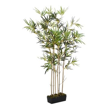 Árbol De Bambú Artificial Con 1288 Hojas Verde 180 Cm