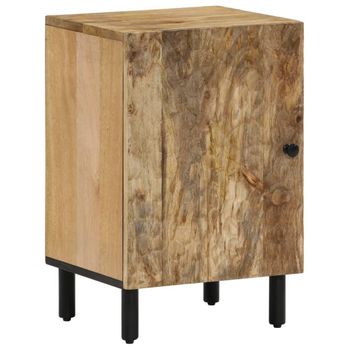 Mueble De Baño Madera Maciza De Mango 38x33x58 Cm