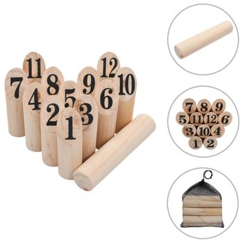 Juego De Números Kubb Madera