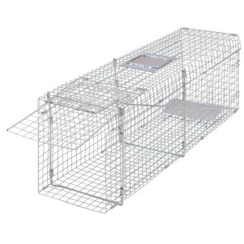 Trampa Para Animales Vivos Galvanizada 100 Cm