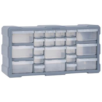 Organizador Multicajones Con 22 Cajones 49x16x25,5 Cm