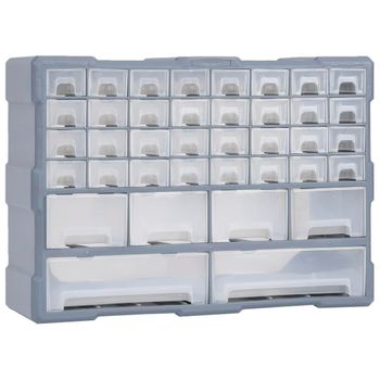 Organizador Multicajones Con 38 Cajones 52x16x37,5 Cm