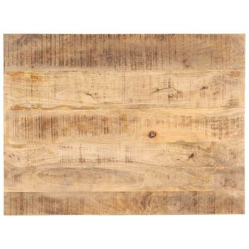 Superficie De Mesa Madera Maciza De Mango 25-27 Mm 70x60 Cm