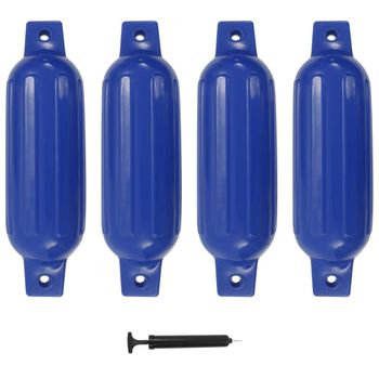 Parachoques Para Barco 4 Unidades Pvc Azul 41x11,5 Cm