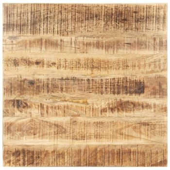 Superficie De Mesa Madera Maciza De Mango 15-16 Mm 70x70 Cm